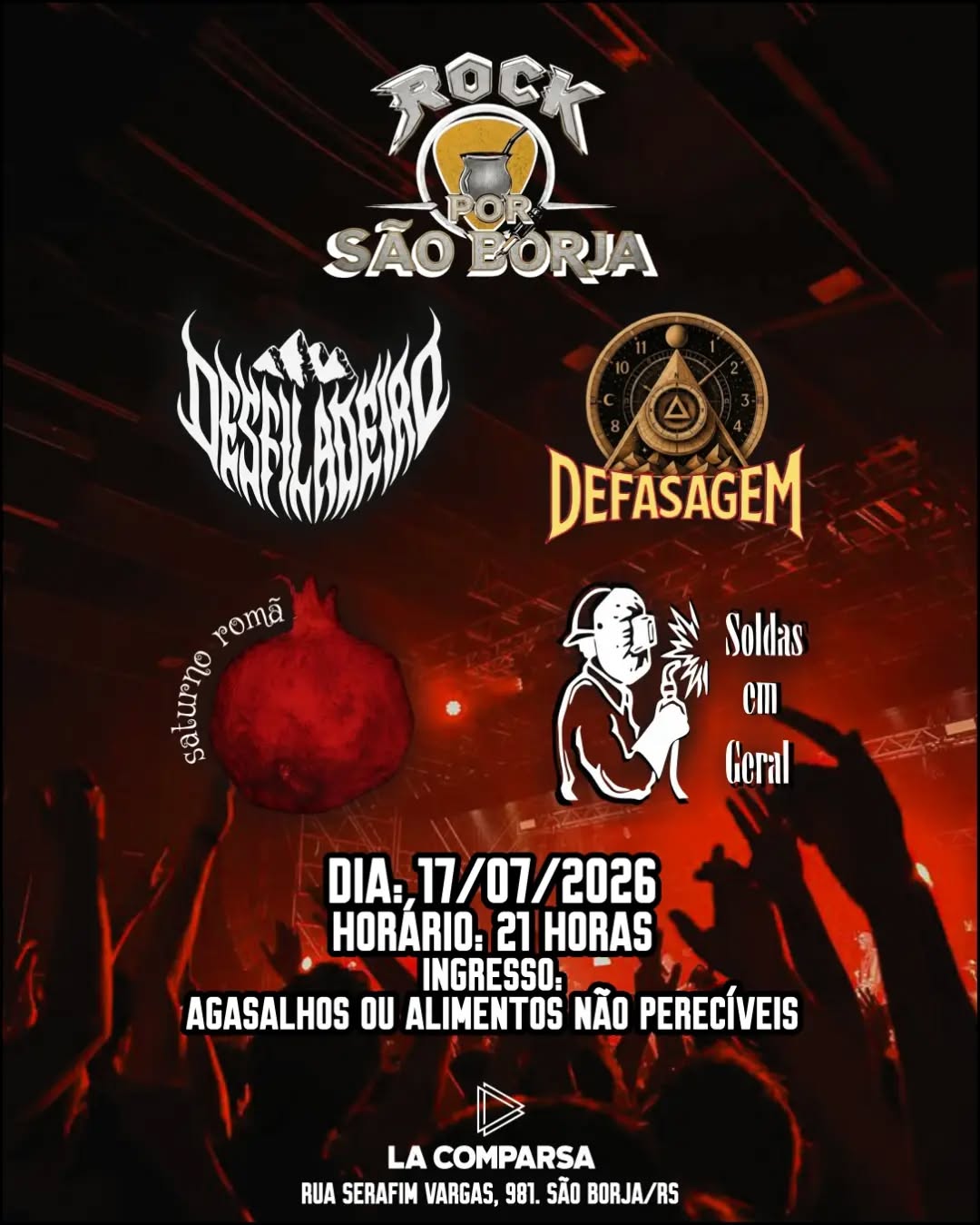 Rock por São Borja - 17/07/2026