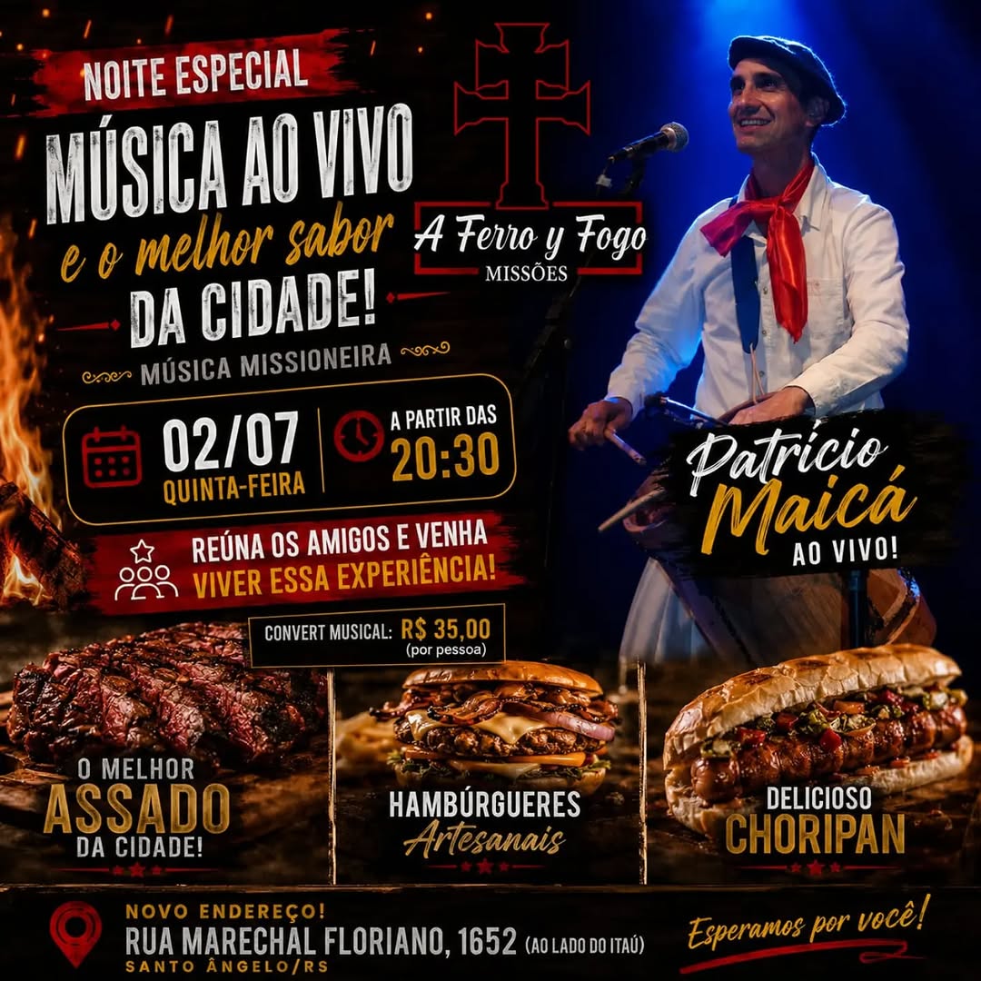 Noite Missioneira com Patrício Maicá
