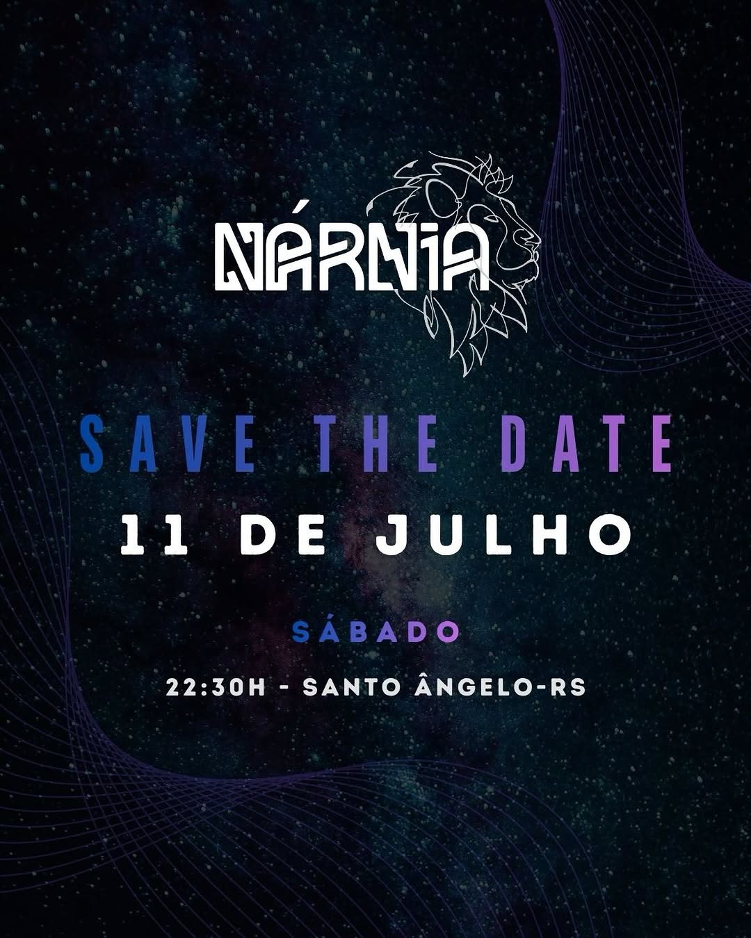 Nárnia Clubb - Save the Date 11 de Julho
