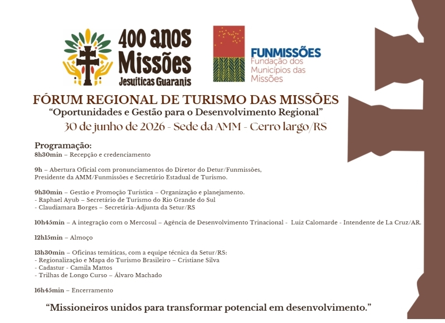 Fórum Regional de Turismo das Missões