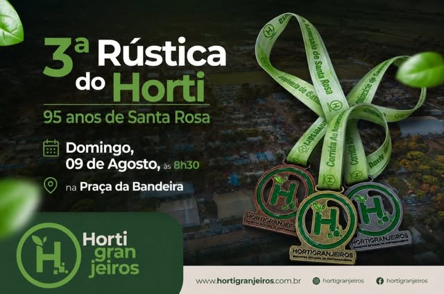 3ª Rústica do Horti - 95 anos de Santa Rosa