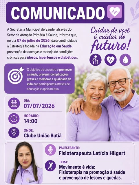 Palestra: Movimento é vida - Fisioterapia na promoção à saúde