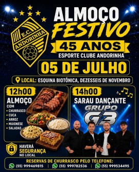 Almoço Festivo 45 Anos - E.C. Andorinha