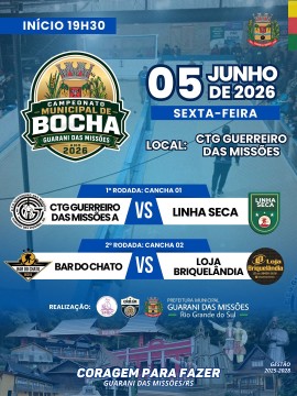Campeonato Municipal de Bocha 2026