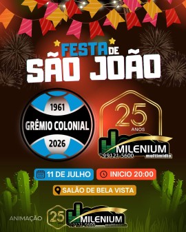 Festa de São João do Grêmio Colonial de Bela Vista