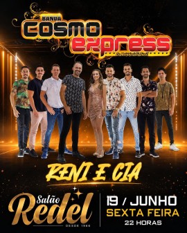 Sexta de Ouro com Banda Cosmo Express no Salão Redel