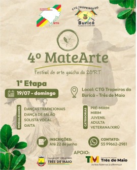 4º MateArte - Festival de Arte Gaúcha da 20ª RT - 1ª Etapa