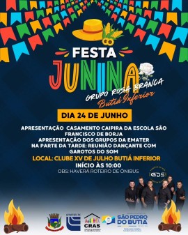 Festa Junina - Grupo Rosa Branca (Butiá Inferior)