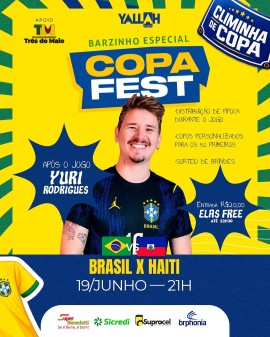 Barzinho Especial Copa Fest - Brasil x Haiti | Yallah Hall