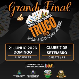 Grande Final do 2º Campeonato Intermunicipal de Truco - Caibaté e Mato Queimado