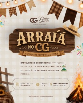Arraiá no CG