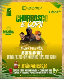 Churrasco e Copa - Empório Lounge Pub