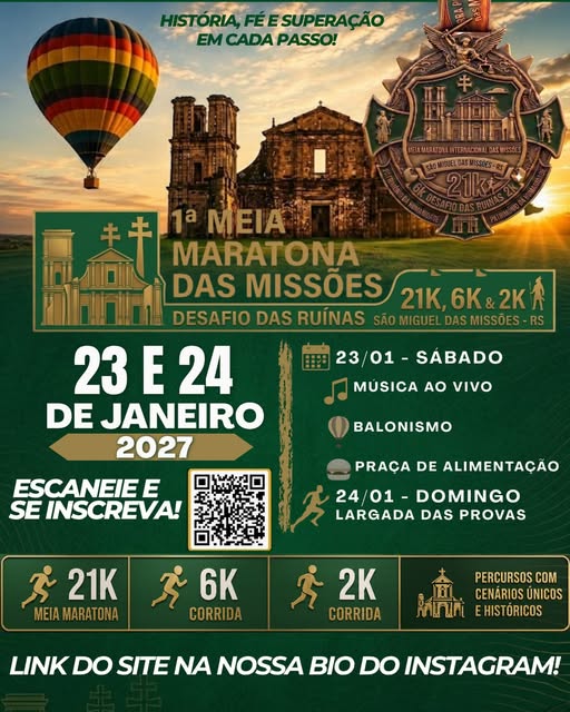 1ª Meia Maratona das Missões - Desafio das Ruínas