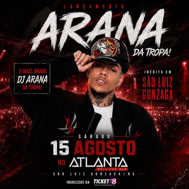 DJ ARANA - Lançamento em São Luiz Gonzaga