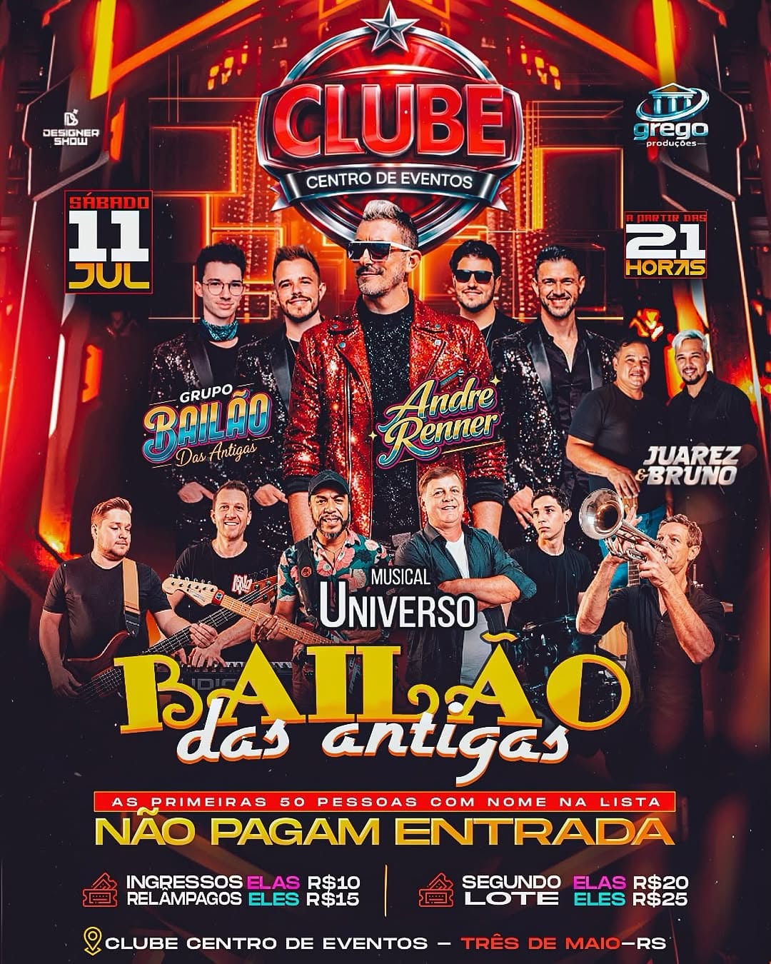 Bailão das Antigas - Clube Centro de Eventos