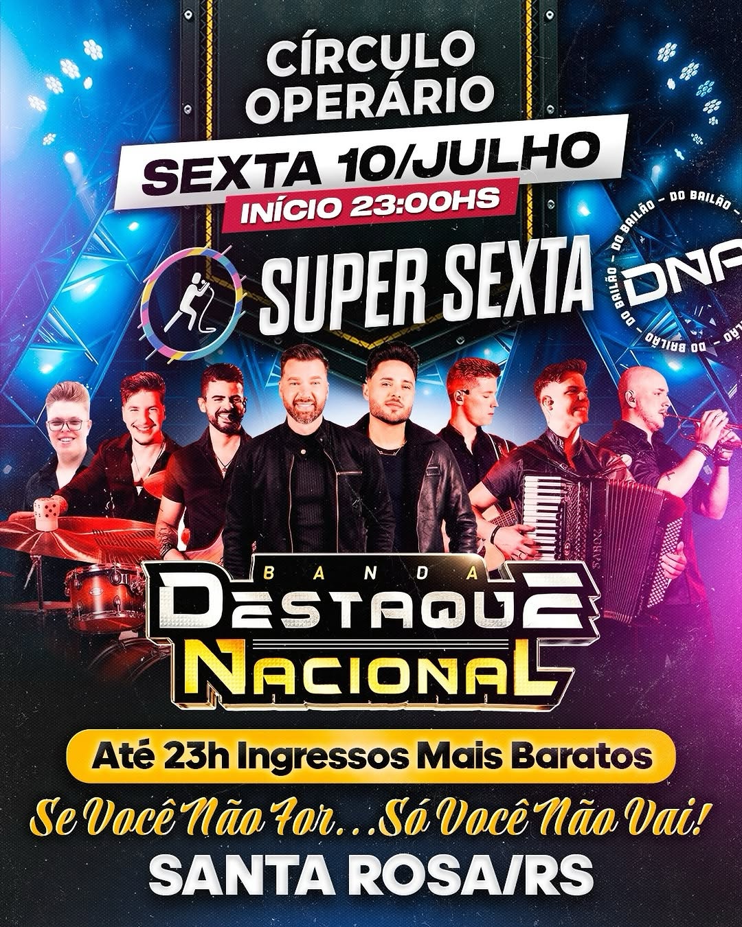 Super Sexta - Banda Destaque Nacional | Círculo Operário