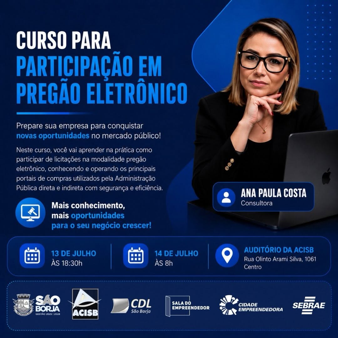 Curso para Participação em Pregão Eletrônico