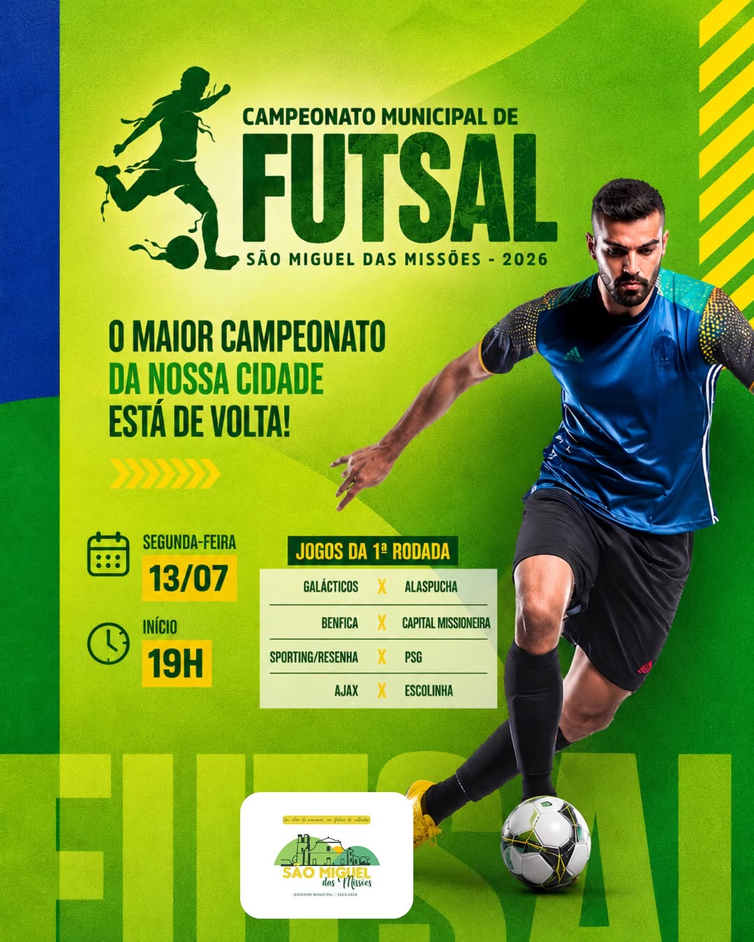 Campeonato Municipal de Futsal - São Miguel das Missões 2026