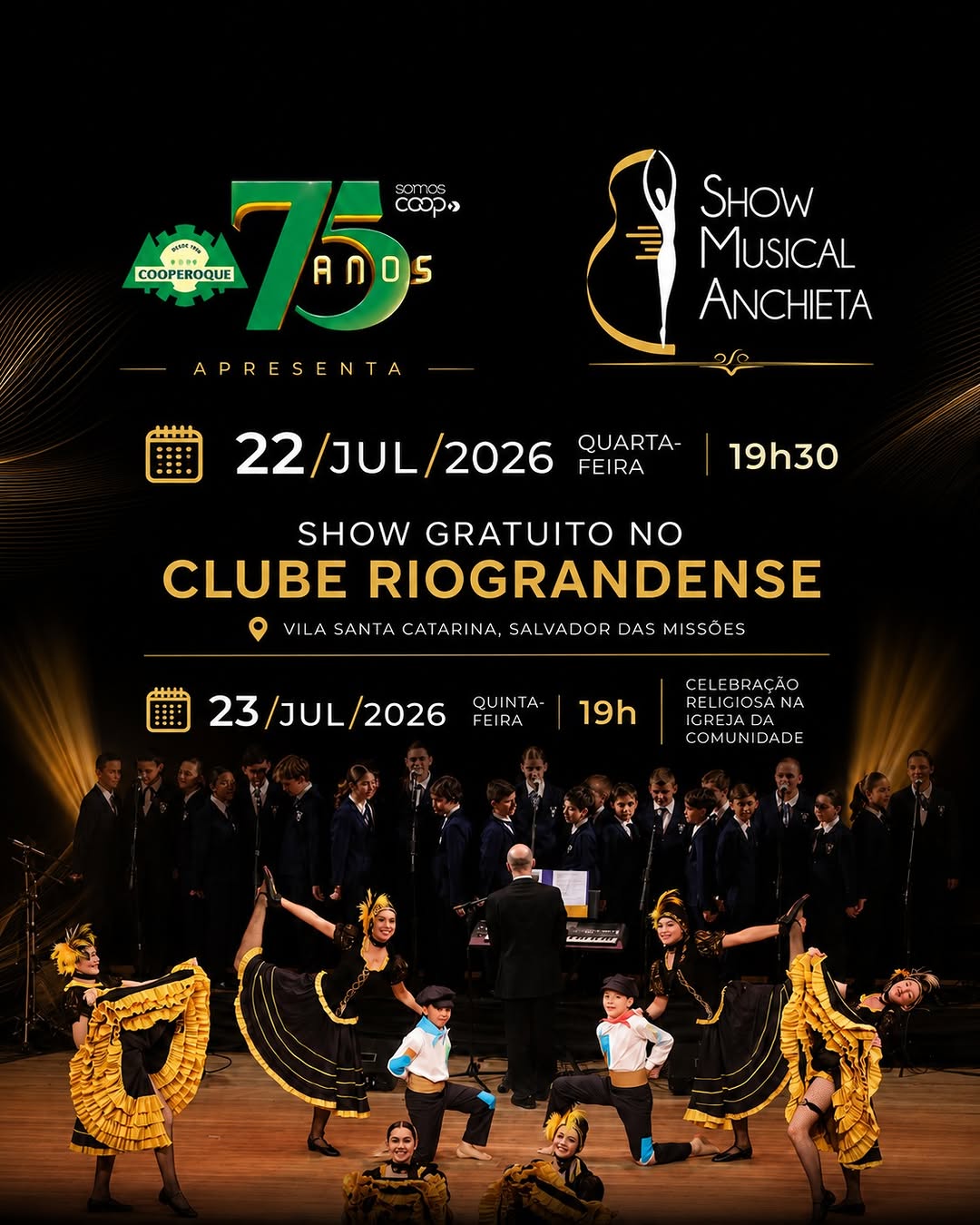 Cooperoque 75 Anos - Show Musical Anchieta