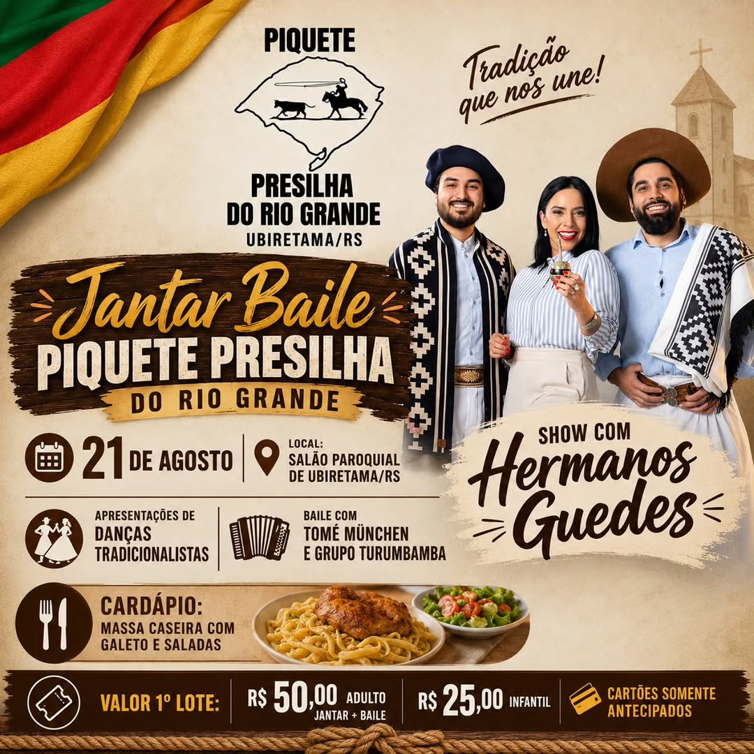 Jantar Baile - Piquete Presilha do Rio Grande