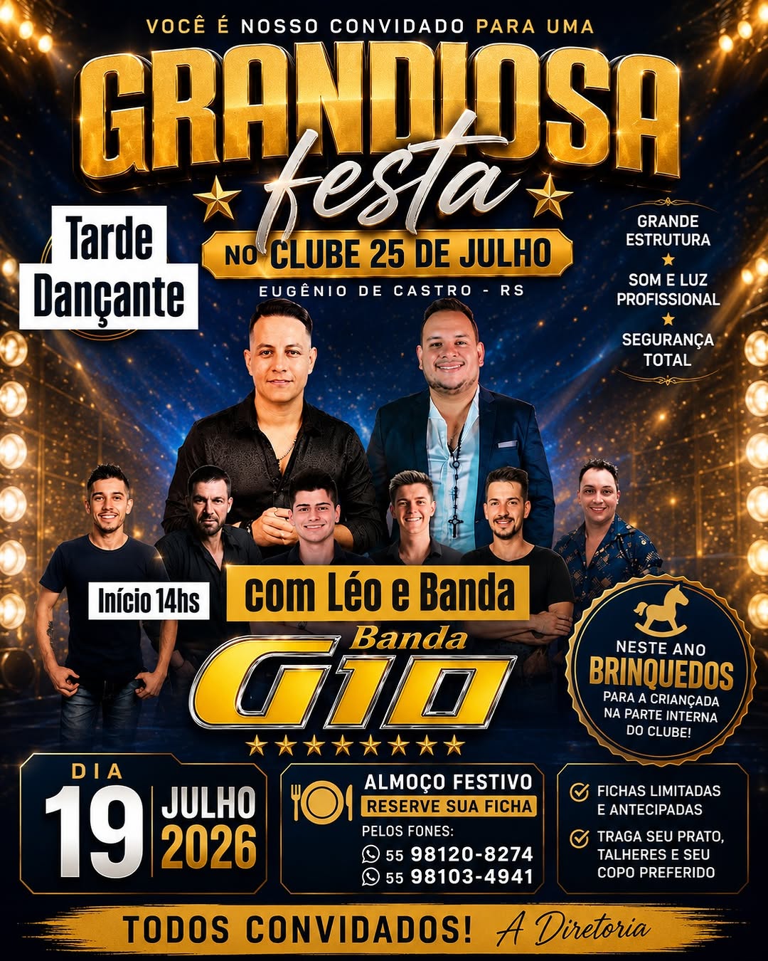 Festa do Colono e Motorista - Grandiosa Festa