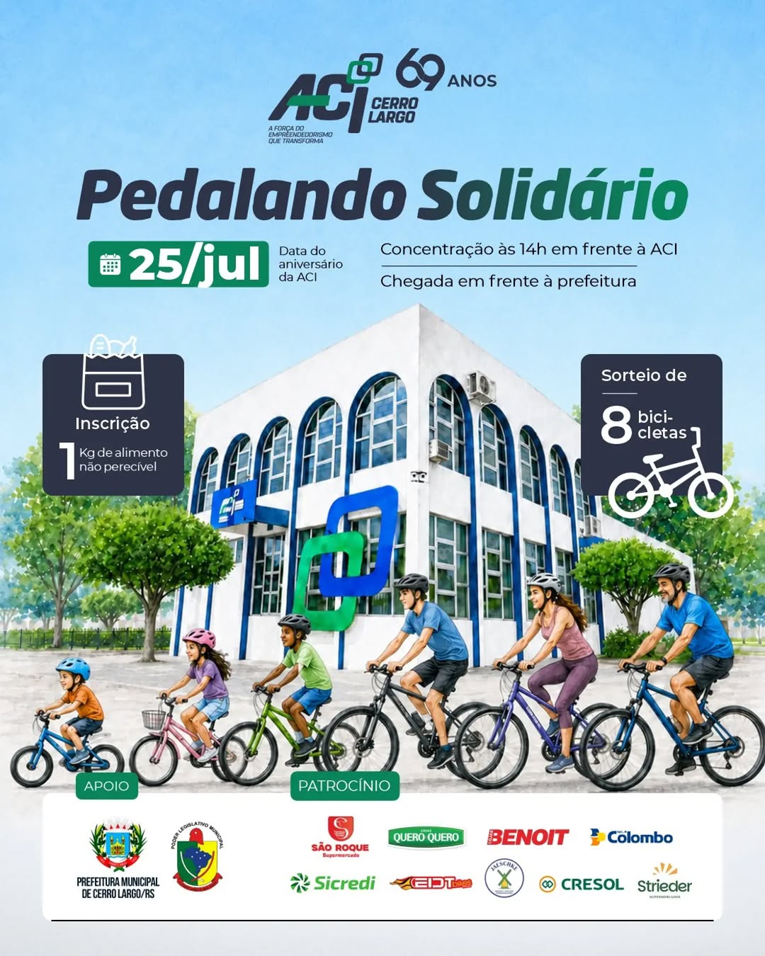1º Pedalando Solidário