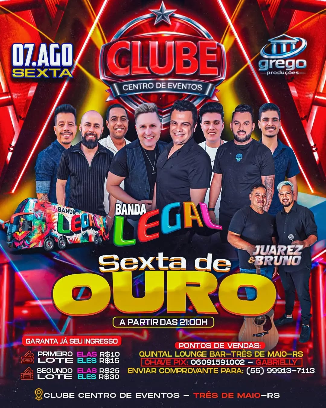 Sexta de Ouro - Clube Centro de Eventos
