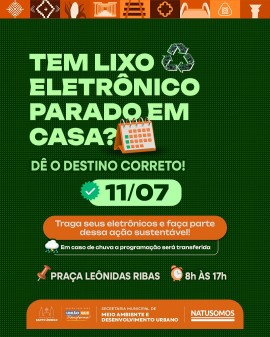 Coleta de Lixo Eletrônico - Santo Ângelo