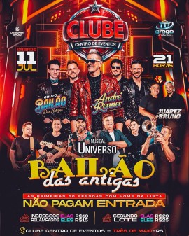 Bailão das Antigas - Clube Centro de Eventos