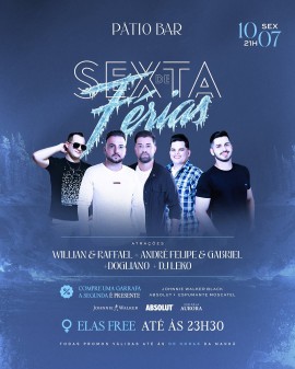 Sexta de Férias - Pátio Bar