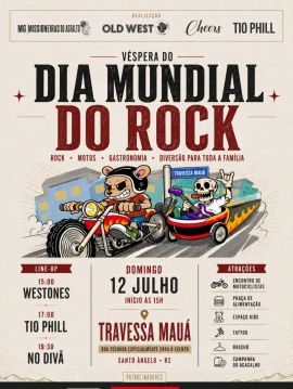 Véspera do Dia Mundial do Rock