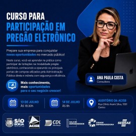 Curso para Participação em Pregão Eletrônico