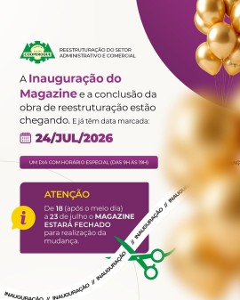Inauguração do Magazine Cooperoque