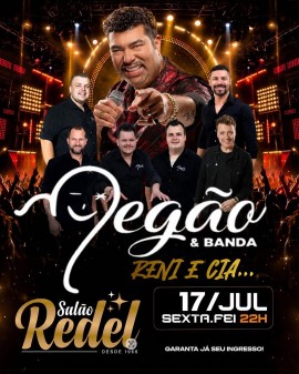 Sexta de Ouro: Pegação & Banda com Reni e Cia - Salão Redel