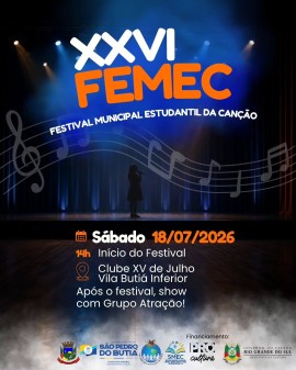 XXVI FEMEC - Festival Municipal Estudantil da Canção