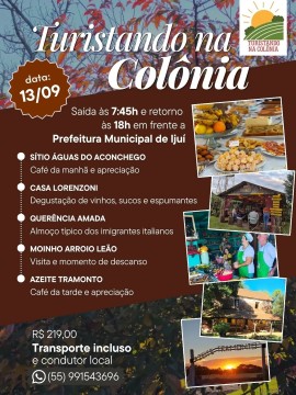 Turistando na Colônia