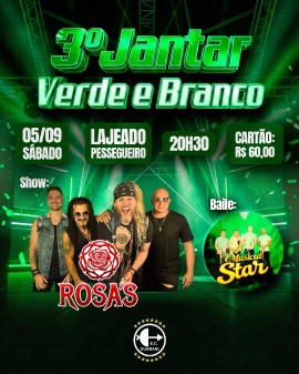 3º Jantar Verde e Branco