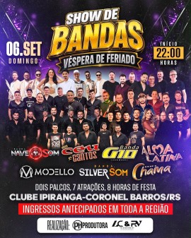 Show de Bandas - Véspera de Feriado
