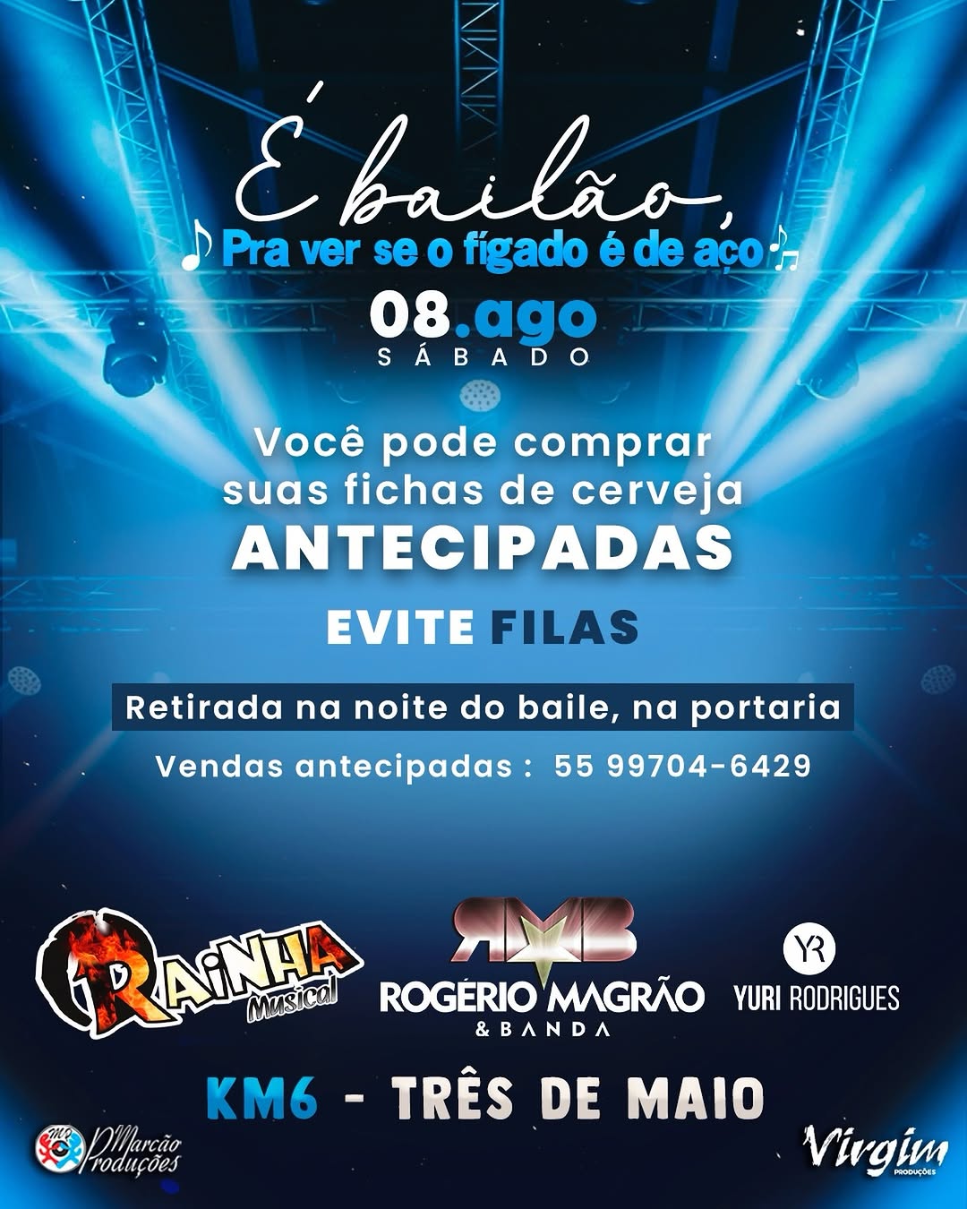 É Bailão - Pra ver se o fígado é de aço