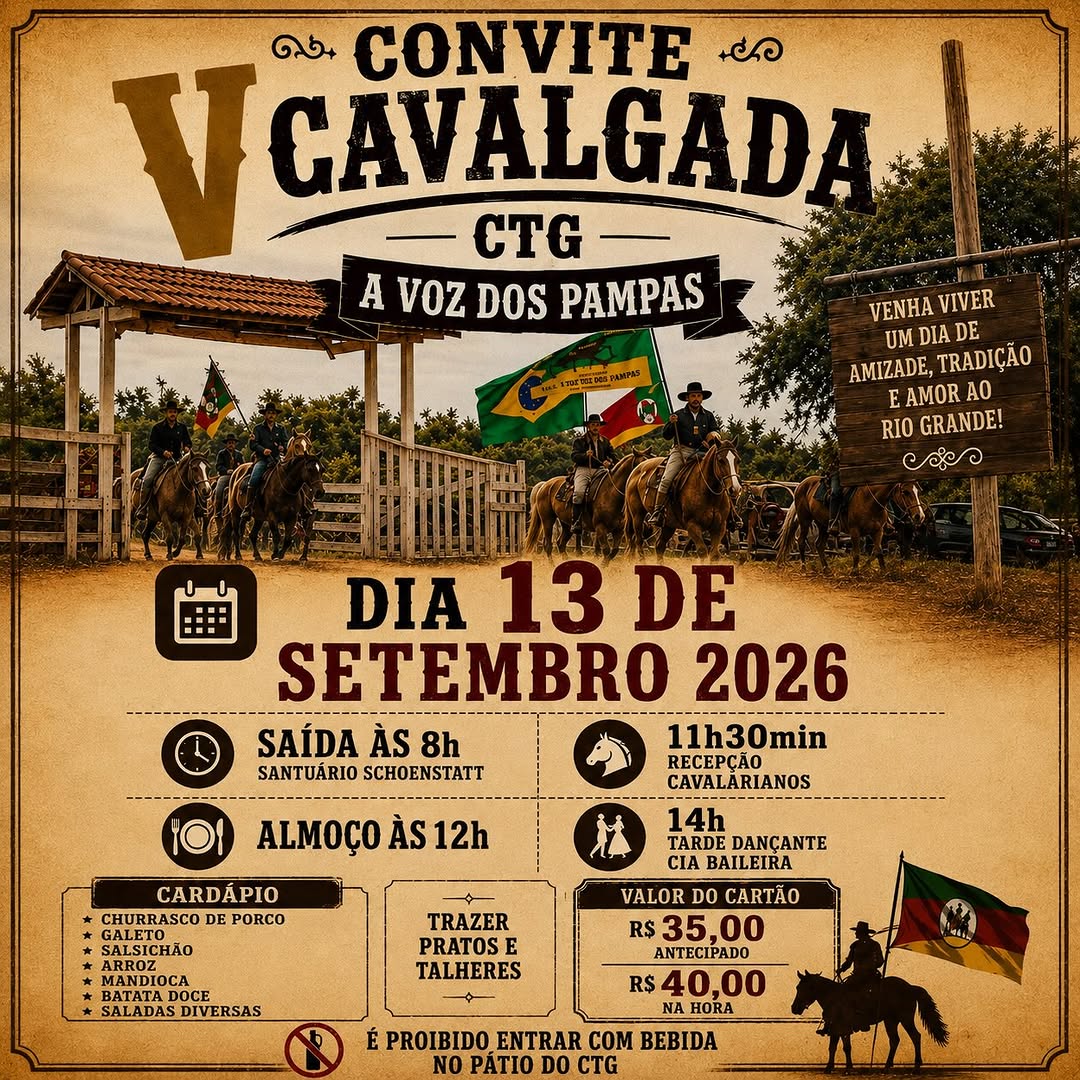 V Cavalgada - CTG A Voz dos Pampas
