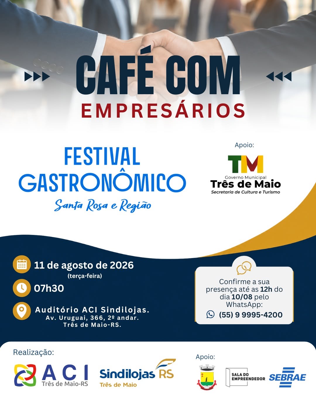 Café com Empresários - Festival Gastronômico Santa Rosa e Região