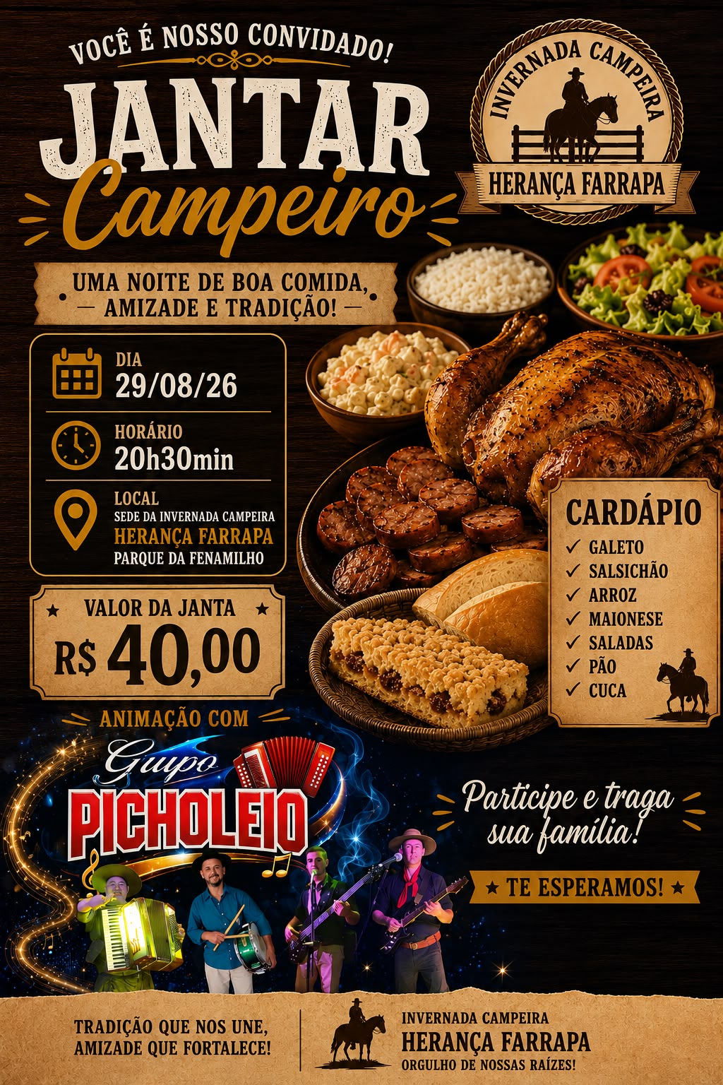 Jantar Campeiro