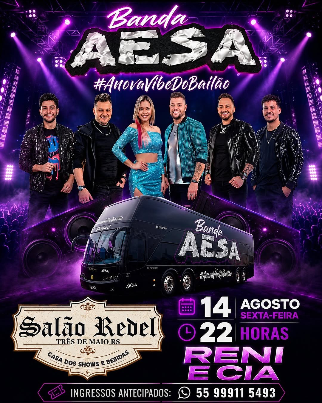 Banda AESA no Salão Redel