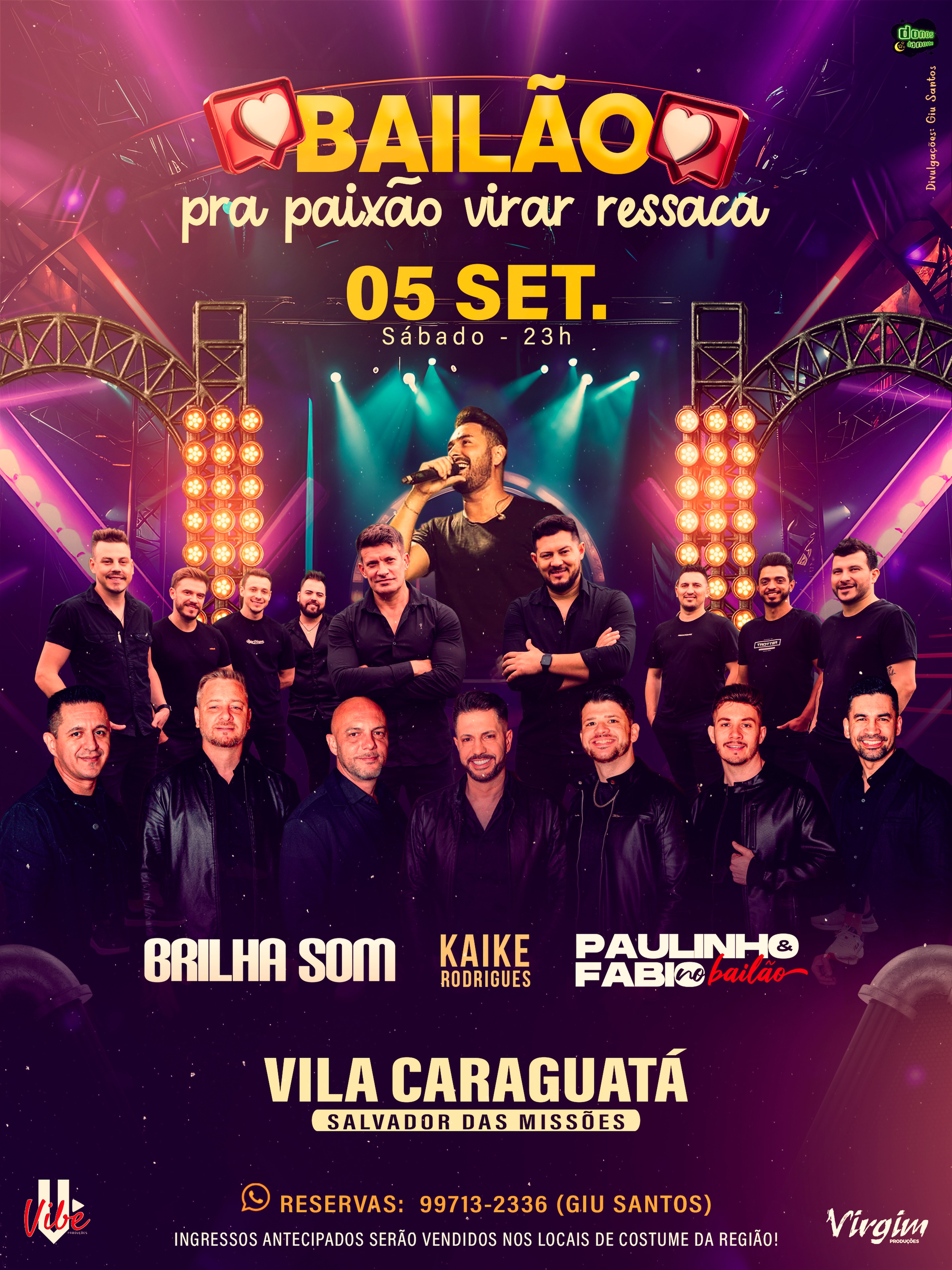 Bailão pra paixão virar ressaca