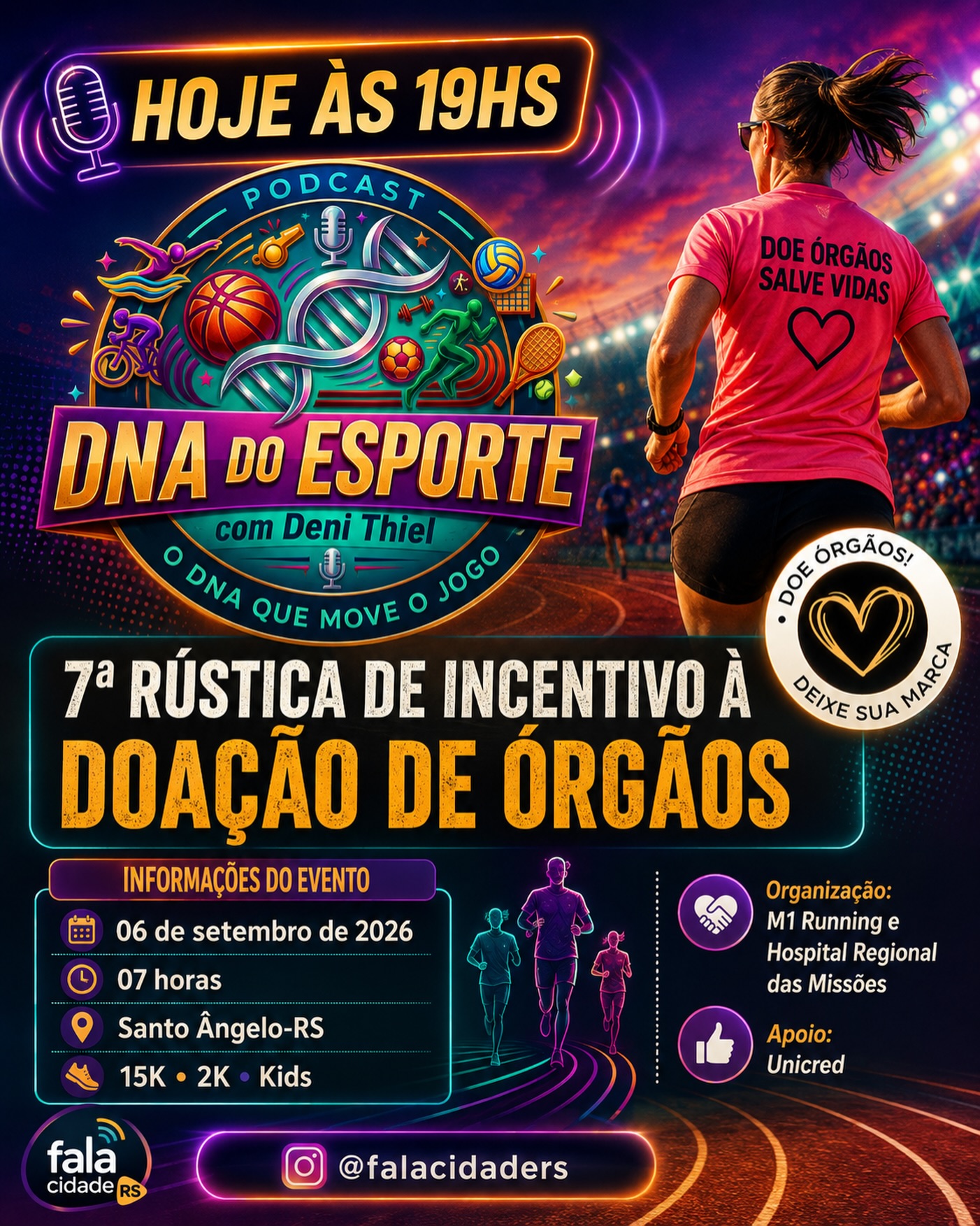 7ª Rústica de Incentivo à Doação de Órgãos