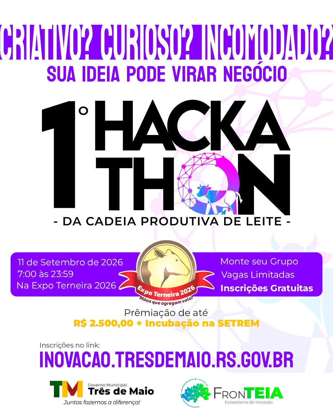 1º Hackathon da Cadeia Produtiva de Leite