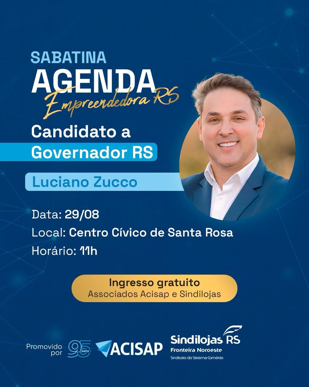 Sabatina Agenda Empreendedora RS - Luciano Zucco