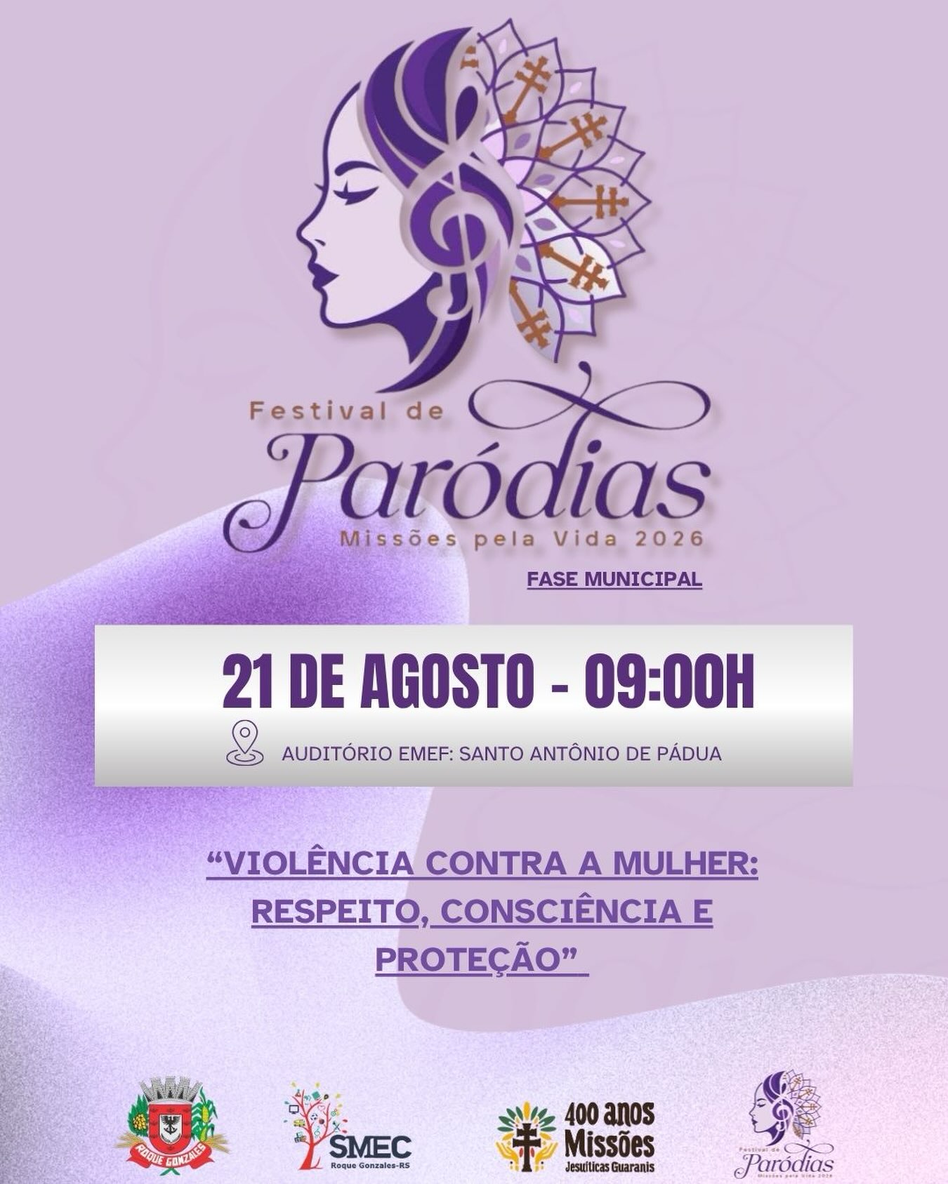 Festival de Paródias - Fase Municipal (Missões pela Vida 2026)