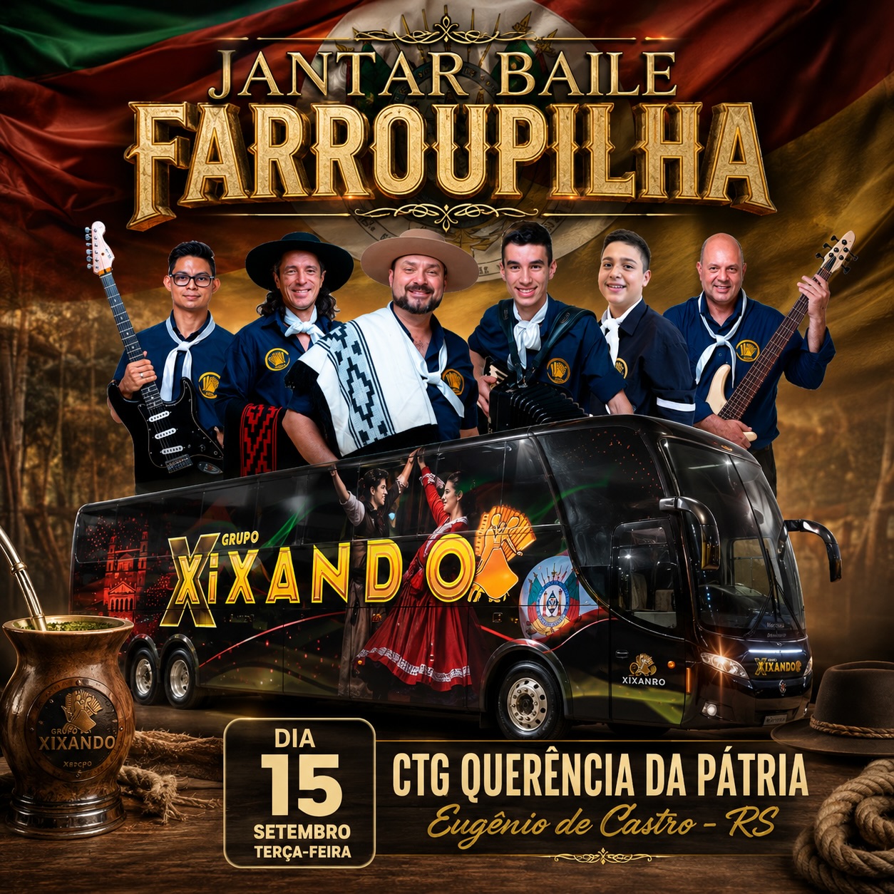 Jantar Baile Farroupilha - Grupo Xixando