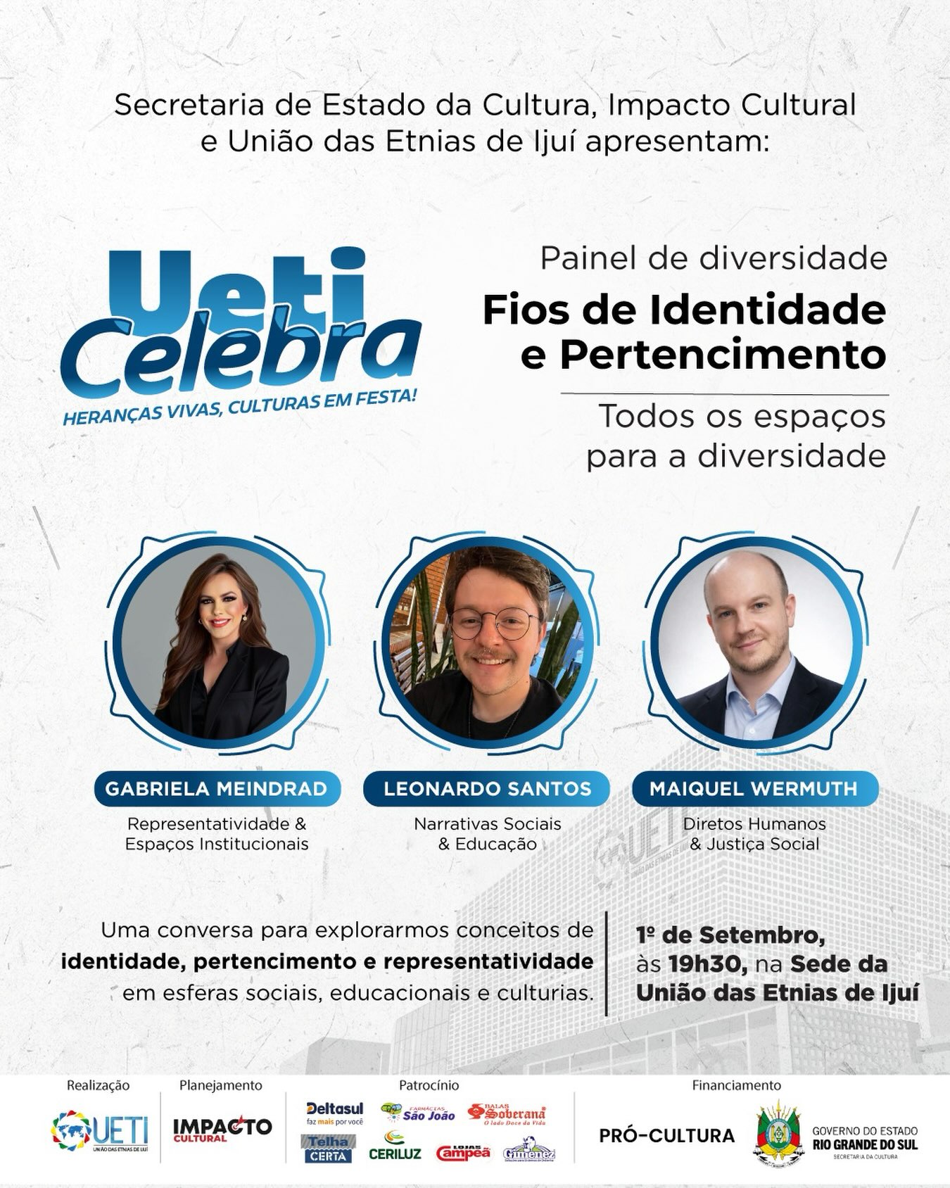 Fios de Identidade e Pertencimento - Painel de Diversidade